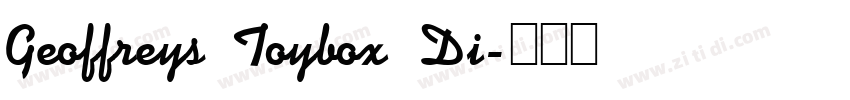 Geoffreys Toybox Di字体转换